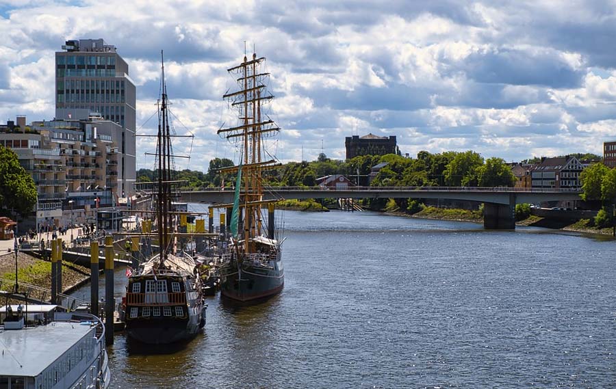 Maritimes Flair durch die Weser
