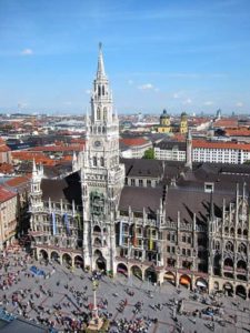 Der Marienplatz in München