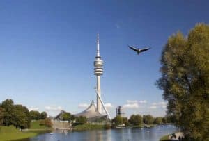 Der Olympiapark in München.