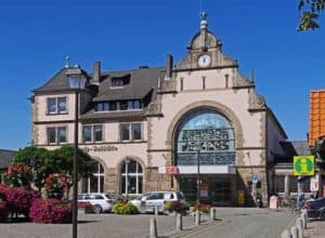 Der Bahnhof in Harzgerode