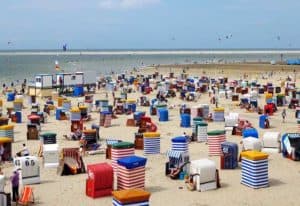 Strand der Ostfriesischen Insel Borkum