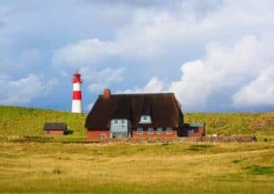 Der Leuchtturm der Insel Sylt