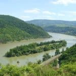 Flussinsel im Rhein Bacharacher Werth