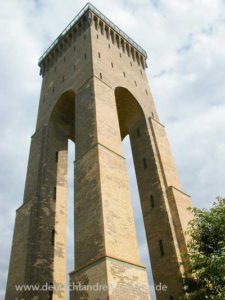 Der Finower Wasserturm - Nahe des Treidelweges zu besichtigen