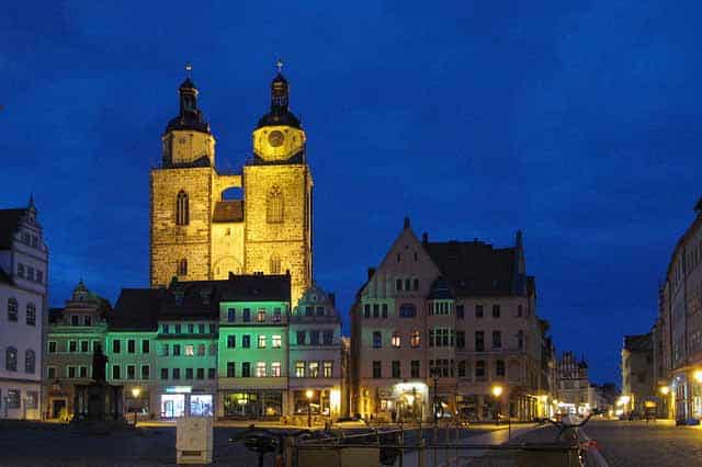 Wittenberg bei Nacht