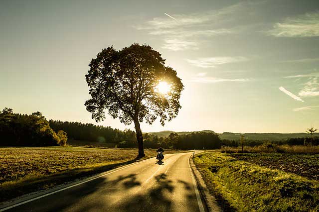 Mit dem Motorrad durch Deutschland