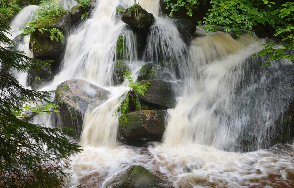 Die Gertelbach-Wasserfälle im Schwarzwald