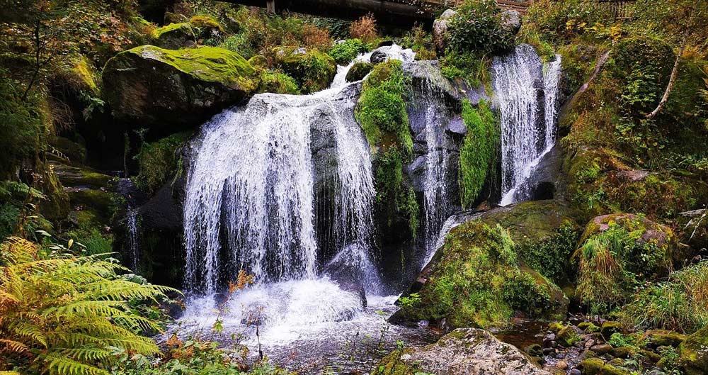 Wasserfälle im Schwarzwald sind beliebte Wanderziele