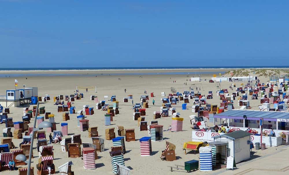 Stand auf der Insel Borkum