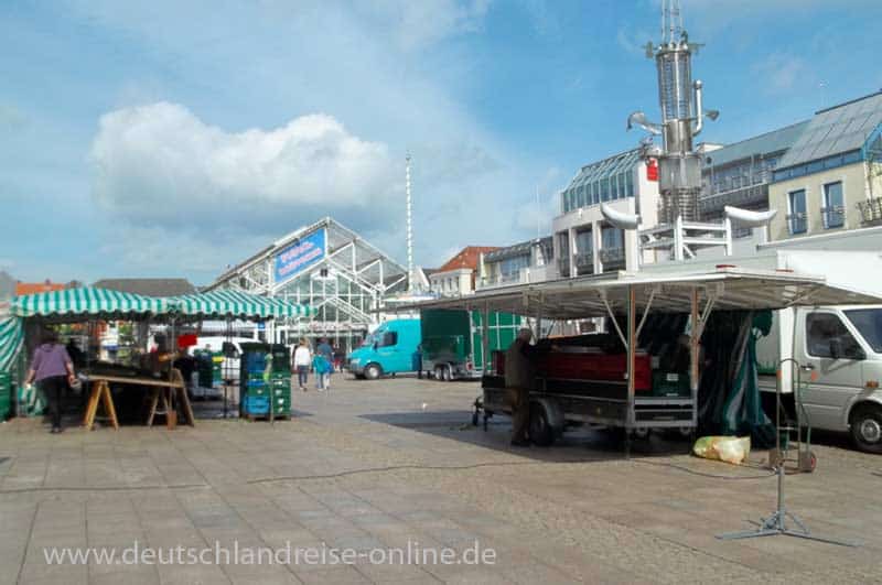 Blick auf den Auricher Marktplatz