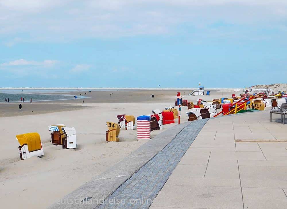 Blick auf den stadtnahen Hauptbadestrand