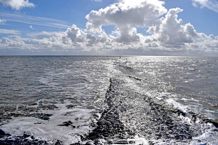 Auf der Nordsee bei Budjadingen