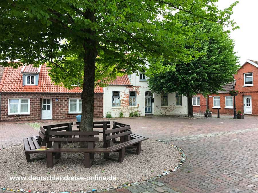 Der Marktplatz von Dornum