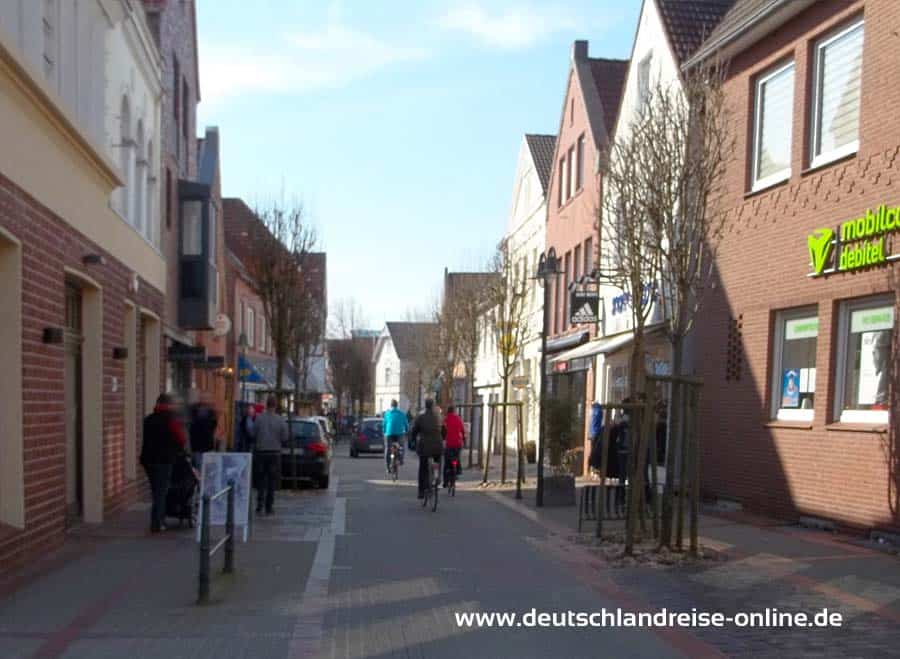 Teil der Herdestraße in Esens