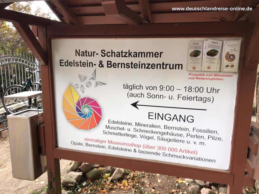 Natur-Schatzkammer Edelstein und Bernsteinzentrum