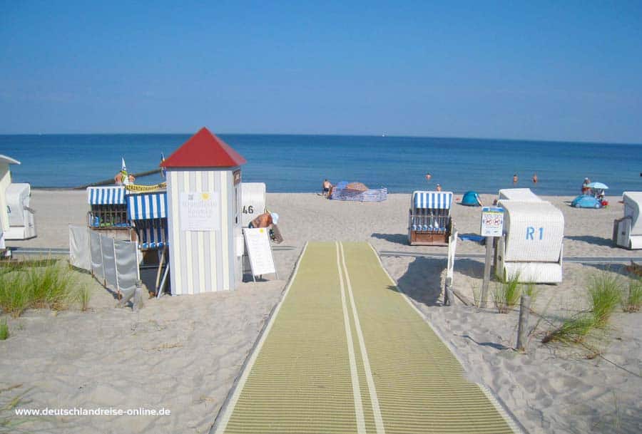 Graal Müritz Strand mit Strandzugang