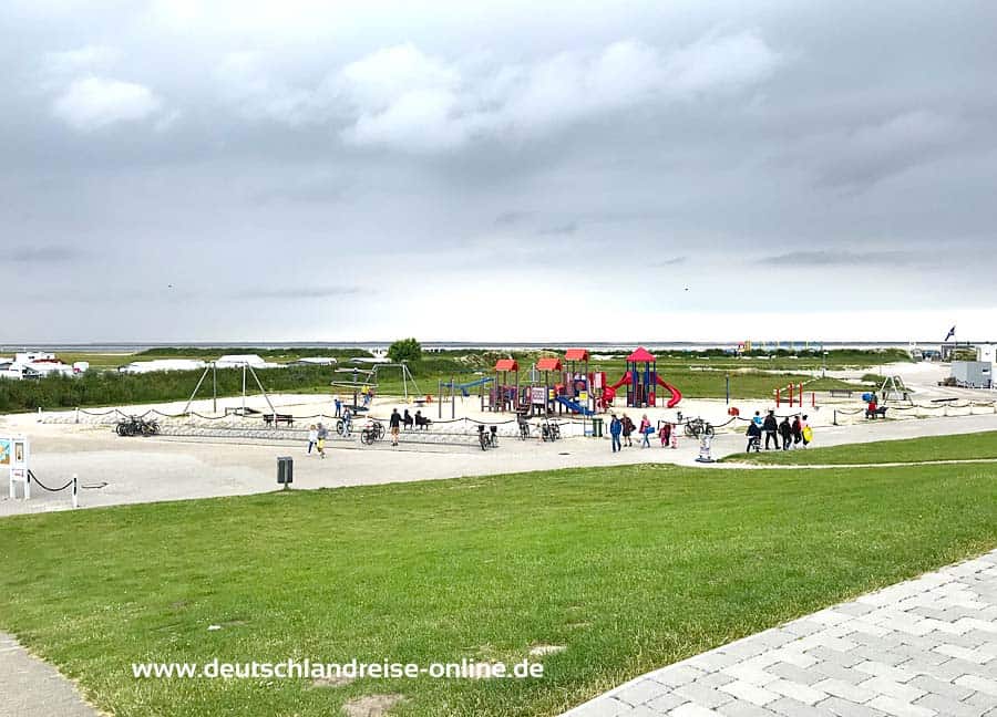 Kinderspielplatz am Strand von Harlesiel