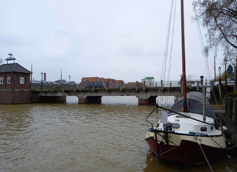 Brücke in der Nähe der Leeraner Altstadt