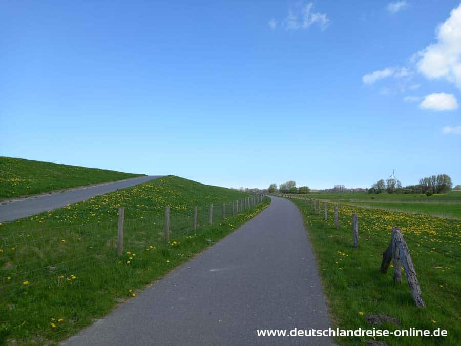 Wege entlang des Nordseedeiches