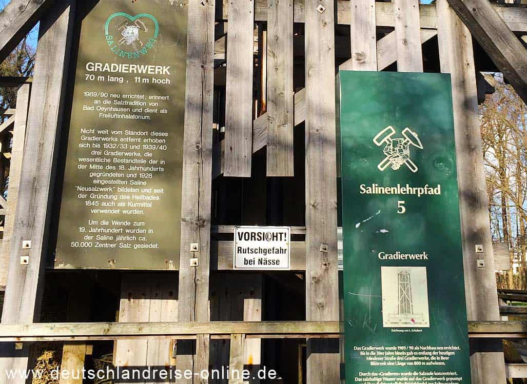 Tafel am Gradierwerk von Bad Oeynhausen (www.deutschlandreise-online.de)