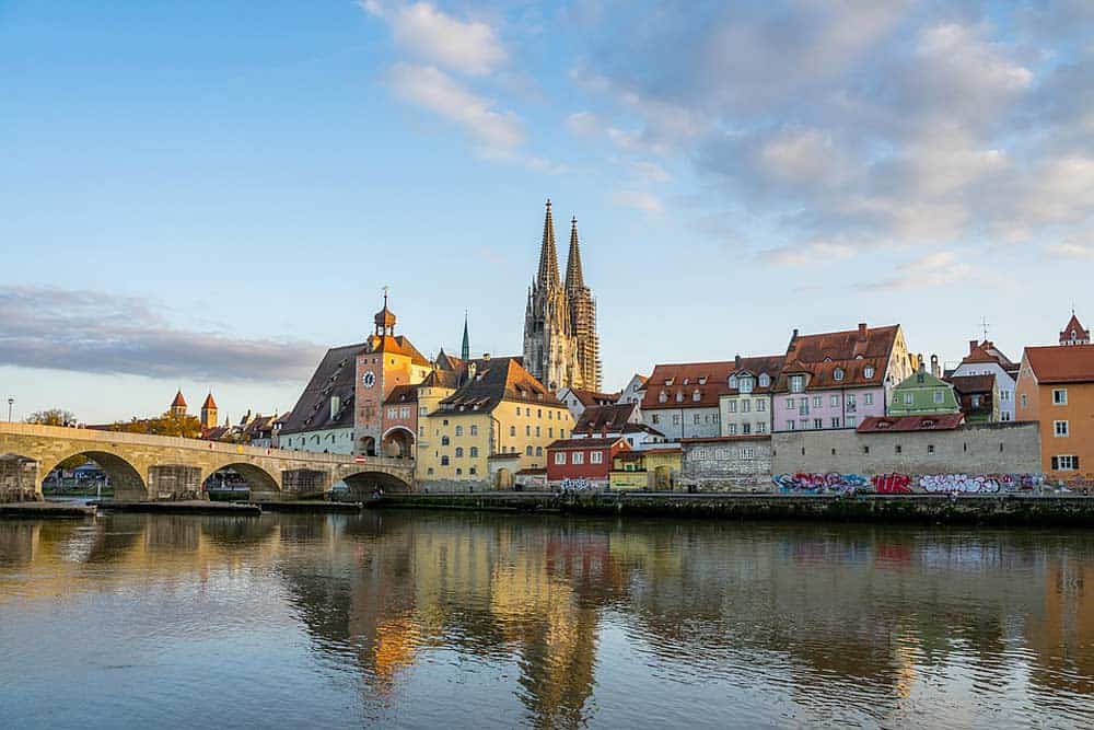 Donau in Regensburg