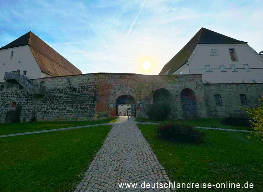 Reste der alten Stadtmauer von Mühldorf am Inn