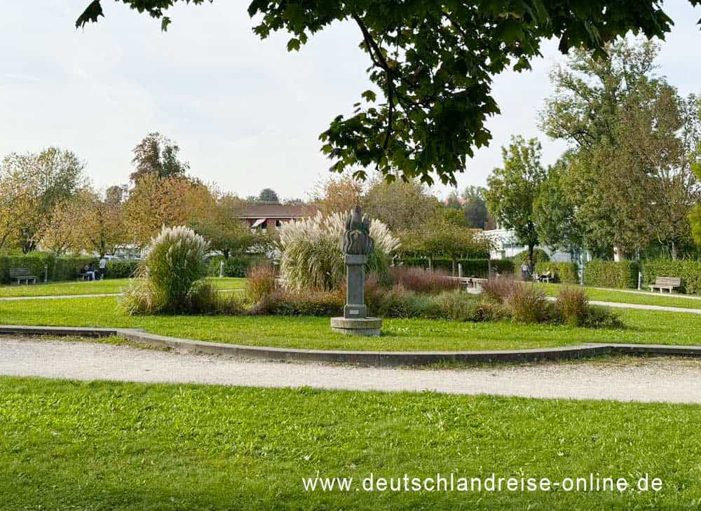 Der Stadtpark von Mühldorf am Inn