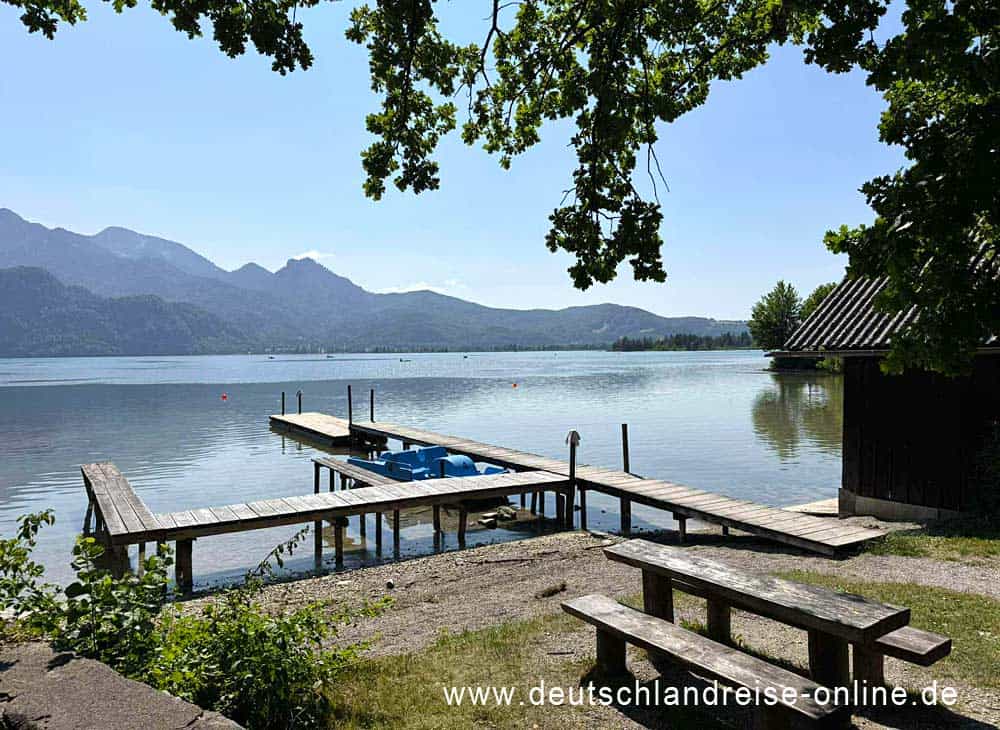 Tretboote am Kochelsee