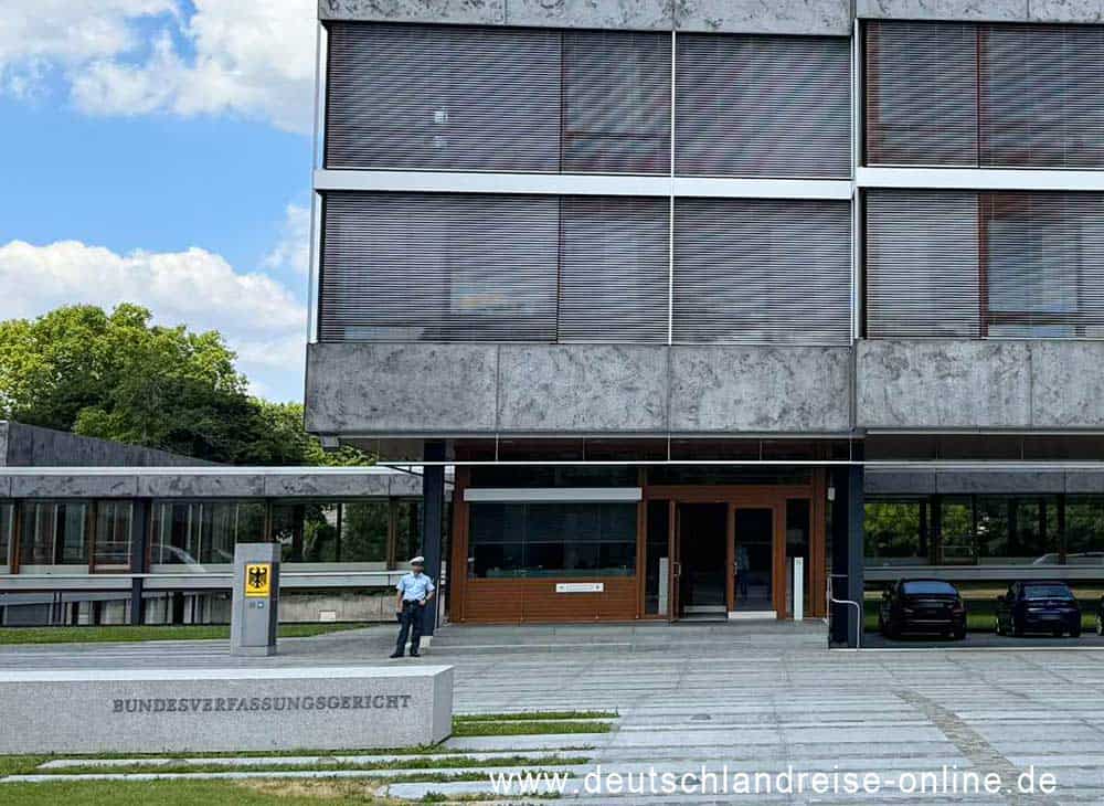 Bundesverfassungsgerichtes in Karlsruhe